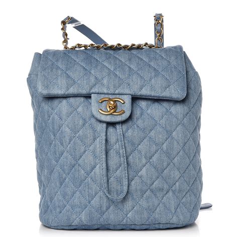 chanel urban spirit denim backpack|Chanel backpack ioffer.